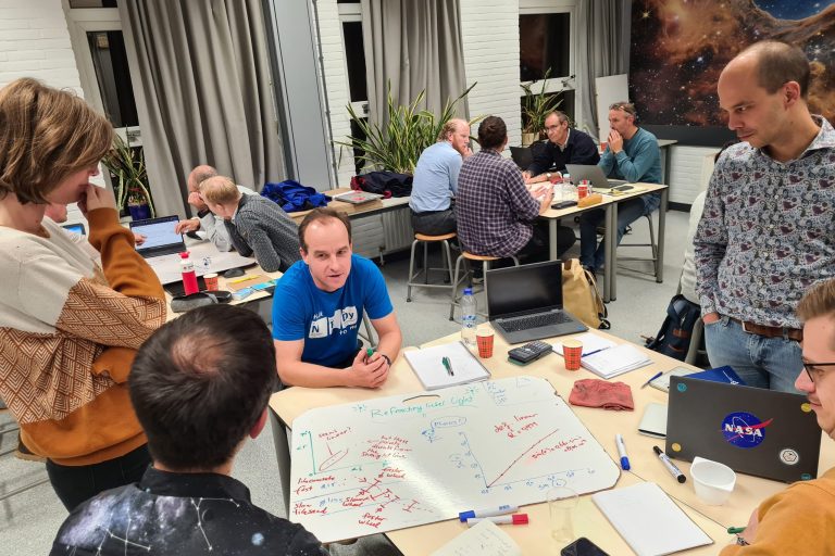 Whiteboard discussie in kleine groep